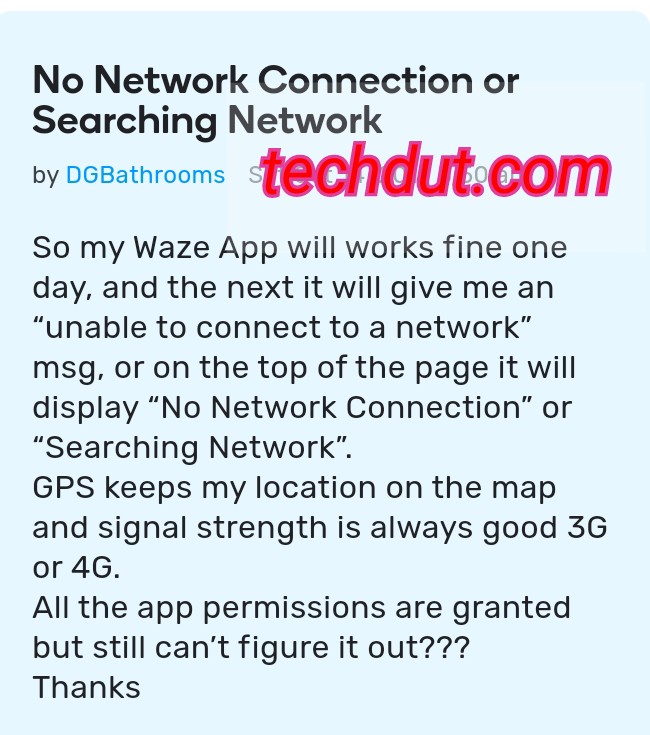 How To Fix "Waze No Network Connection Problem In One Minute